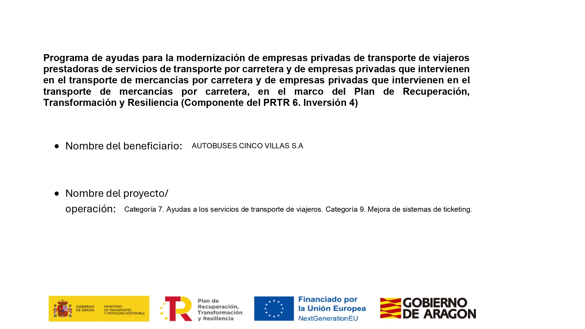 Cartel institucional